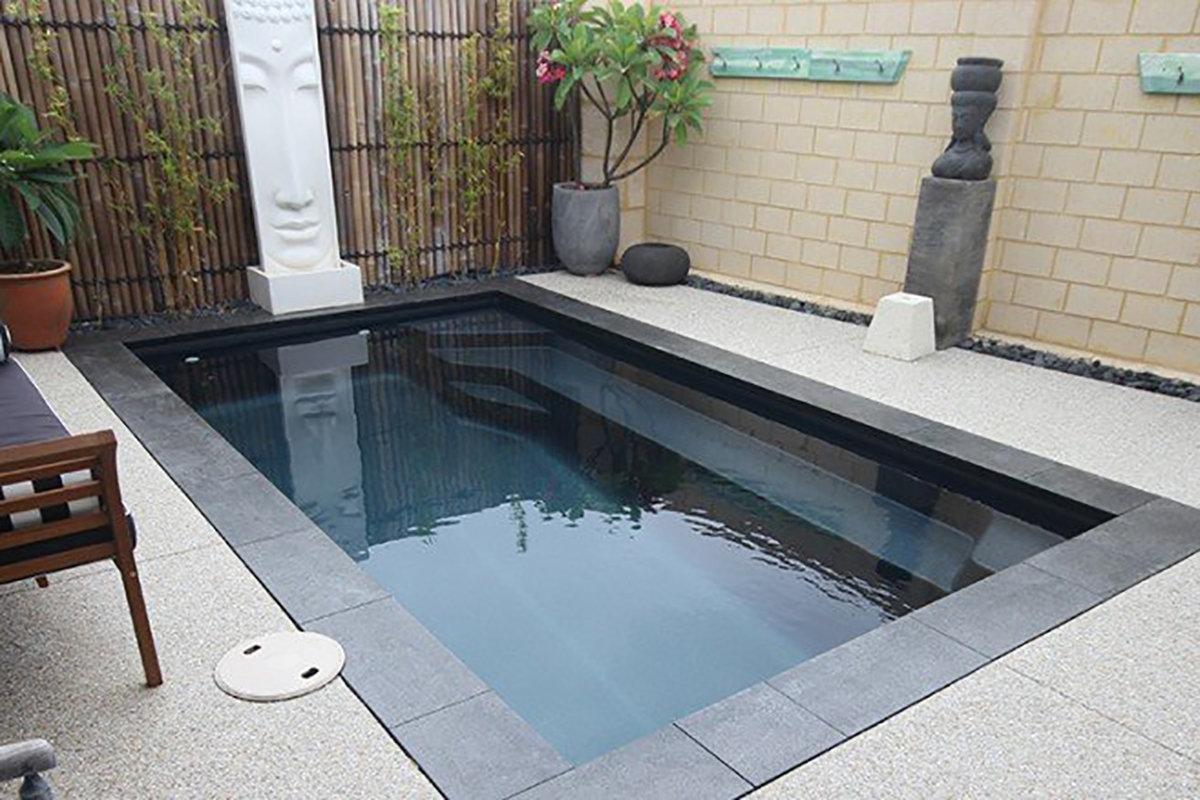 Verona style small fibreglass pool brisbane
